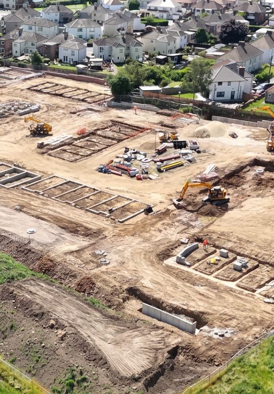 Quarry Road groundworks, Trimdon